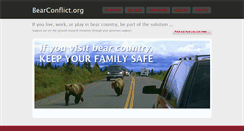 Desktop Screenshot of bearconflict.org